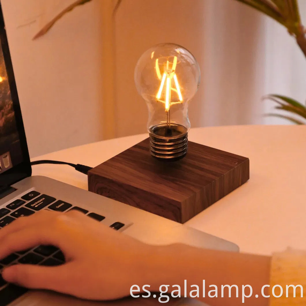 Bombilla de levitación magnética - rotación de 360 °, lámpara de escritorio, luces nocturnas, control táctil